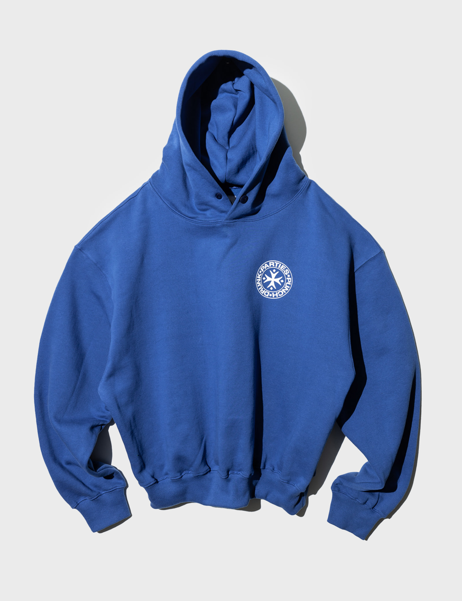 Oversized Logo Hoodie (BLUE)