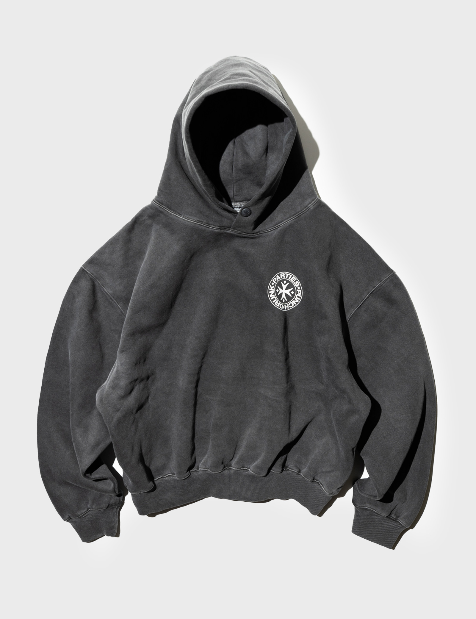 Garment Dyed Hoodie (CHARCOAL)